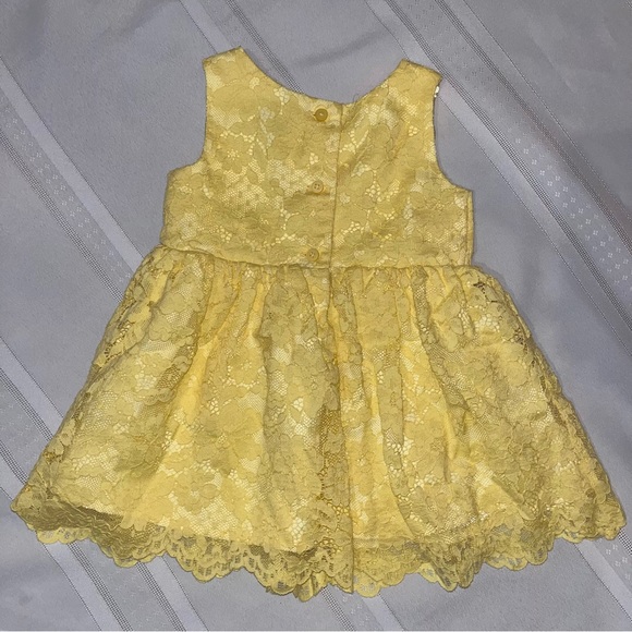Childrens Place Toddler Girls Sun Valley Lace Fit and Flare Easter Church Dress - Picture 2 of 13